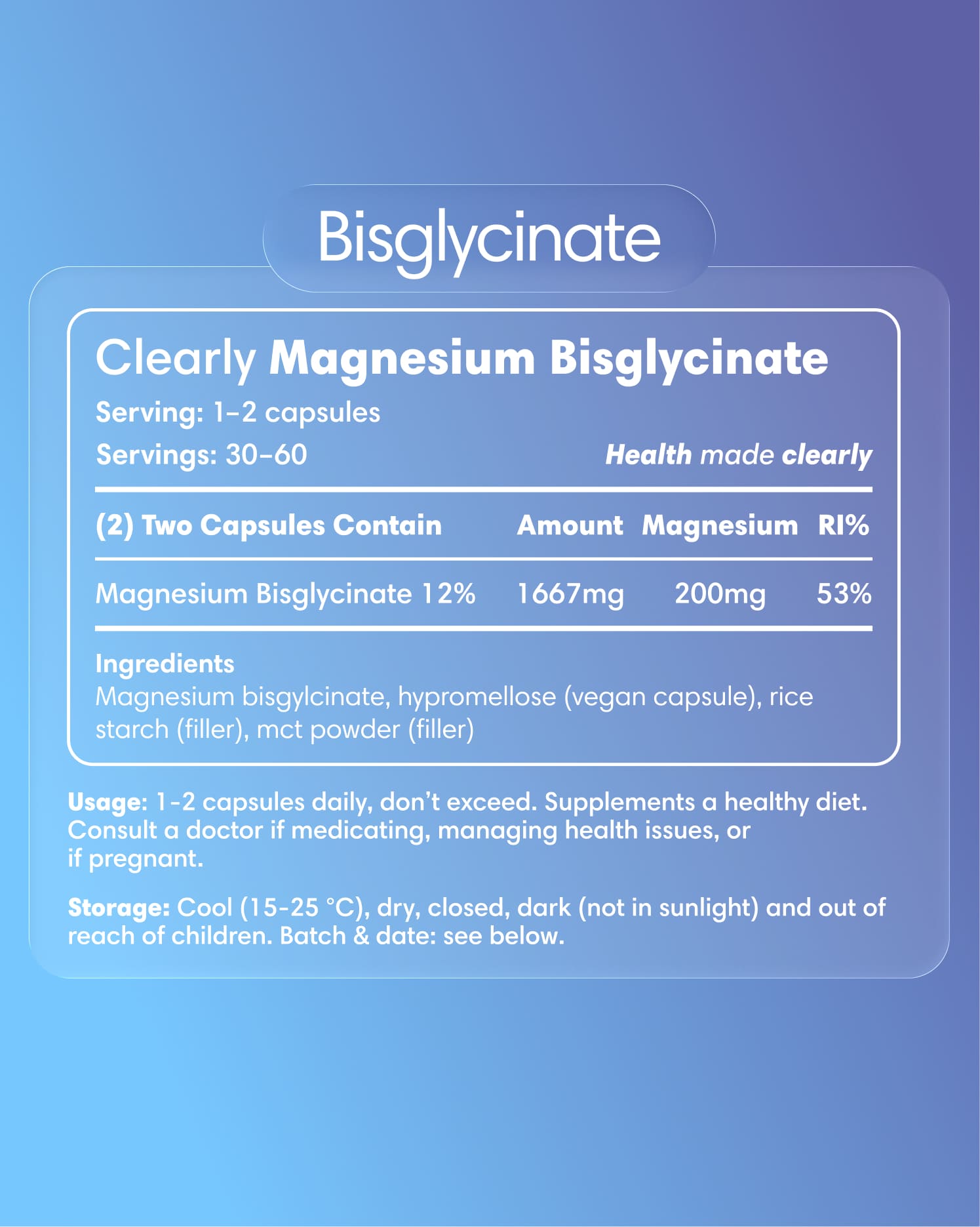 Magnesium Bisglycinate